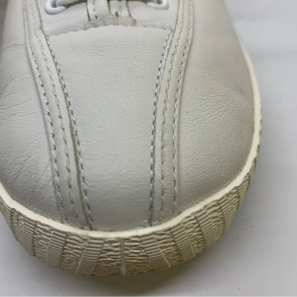Tretorn Leather 2 Nylite Plus White on White Tennis Shoes Womens Size 11